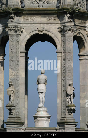 Frankreich, Haute Normandie, Seine maritim, rouen, bonsecoursmonument a Jeanne d'Arc, pucelle d'orleans, histoire, Statue, Skulptur, belvedere, Stockfoto