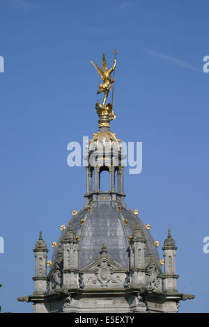 Frankreich, Haute Normandie, Seine maritim, rouen, bonsecoursmonument a Jeanne d'Arc, pucelle d'orleans, histoire, Statue, Skulptur, belvedere, Kuppel, Stockfoto