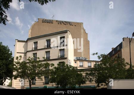 Frankreich, Ile de France, paris 13e, pignon du n55 Avenue d'italie, vu de la rue de tolbiac, Stockfoto