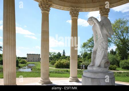 Frankreich, ile de france, yvelines, versailles, Chateau de versailles, petit trianon, englischer Garten, Temple de l'amour. Stockfoto