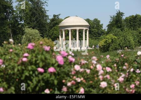 Frankreich, ile de france, yvelines, versailles, Chateau de versailles, petit trianon, englischer Garten, Temple de l'amour. Stockfoto