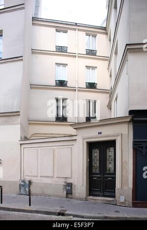 Frankreich, Ile de France, pariser 5e-Bezirk, 2 rue malebranche, cour ajoutee, Stockfoto
