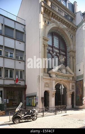 Frankreich, Ile de France, pariser 10e-Bezirk, 18 rue de paradis, recoin, Stockfoto