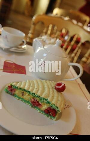 Frankreich, ile de france, pariser 8e-Viertel, 158 Boulevard haussmann, Café Jacquemart, musee Jacquemart Andre, Salon de the, tapisserie et Patisserie, Datum: 2011-2012 Stockfoto