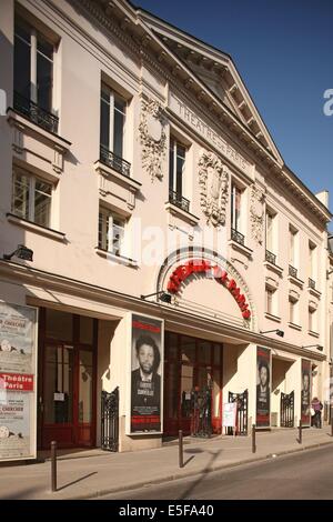 Frankreich, ile de france, paris 9e, 15 rue blanche, Theater de paris, salle de Spektakel, Fassadendatum: 2011-2012 Stockfoto
