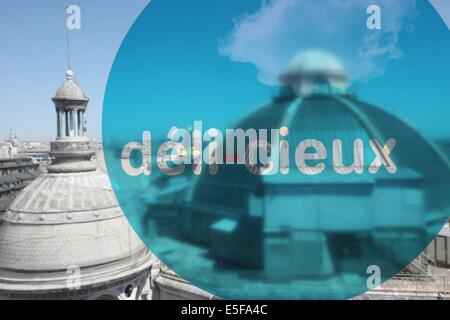 Frankreich, ile de france, paris, 9e-Viertel, Boulevard haussmann, printemps, Grand magasin, Terrasse panoramique, Restaurant deli cieux Datum: 2011-2012 Stockfoto