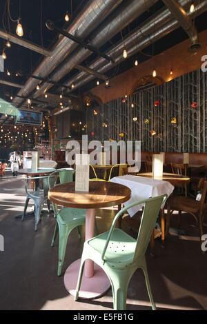 Frankreich, ile de france, pariser 10e-Viertel, 32 Boulevard poissonniere, Bar, le brebant, Terrasse, Salle, Café Datum: 2011-2012 Stockfoto