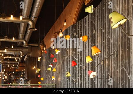 Frankreich, ile de france, pariser 10e-Viertel, 32 Boulevard poissonniere, Bar, le brebant, Terrasse, Salle, Café Datum: 2011-2012 Stockfoto