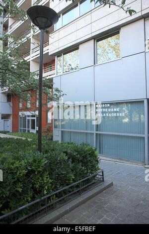 Frankreich, Region Île-de-France, Paris 13e arrondissement, Paris Rive Gauche, Avenue de France, Quartier bnf Francois Mitterrand, Datum: 2011-2012 Stockfoto