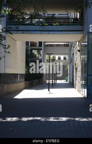 Frankreich, Region Île-de-France, Paris 13e arrondissement, Paris Rive Gauche, Avenue de France, Quartier bnf Francois Mitterrand, Datum: 2011-2012 Stockfoto