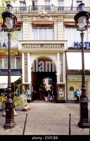 Passage Jouffroy, Paris Stockfoto