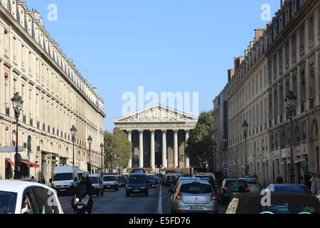 Frankreich, Region ile de france, paris 8e, Place de la concorde, rue royale, eglise de la madeleine, Datum: Ete 2012 Stockfoto