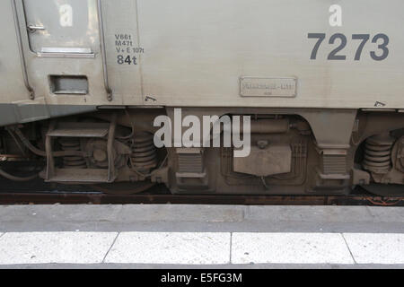 SNCF (Société Nationale des Chemins de Fer Français; "Nationale Gesellschaft der französischen Eisenbahnen" oder "French National Railway Company") Stockfoto