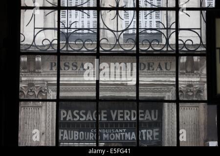 Passage Jouffroy, Paris Stockfoto