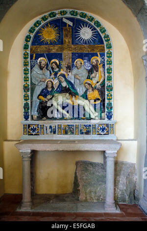 La Verna Toskana Kapelle der Frömmigkeit, Korridor der Stigmata Stockfoto