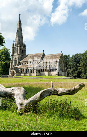St.-Marien Kirche im Studley Royal Stockfoto