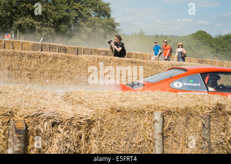 Rallye Event beim Goodwood Festival of Speed, Sommer 2014 Stockfoto