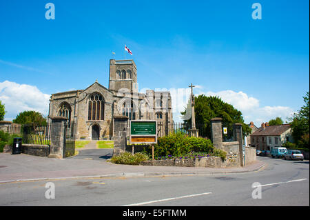 Str. Marys Kirche Wedmore Somerset England UK Stockfoto