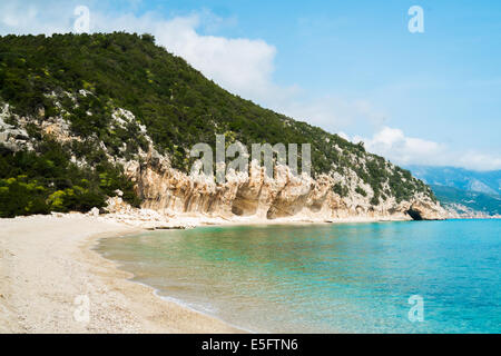 Cala Luna Strand in Cala Gonone, Sardinien, Italien Stockfoto