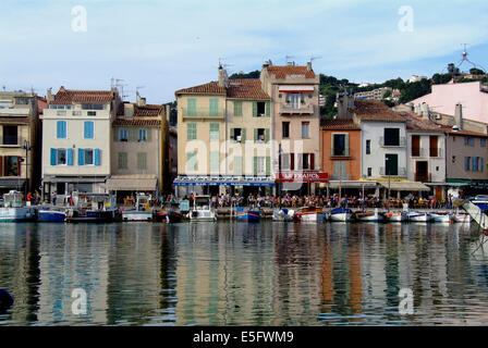 Alten Hafen Cassis - Bouches du Rhone Frankreich Stockfoto