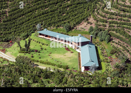 Hotel Finca Lerida Kaffeeplantage und Boutique-Hotel. Boquete Stockfoto