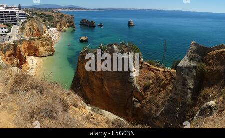 Praia de Dona Ana Stockfoto