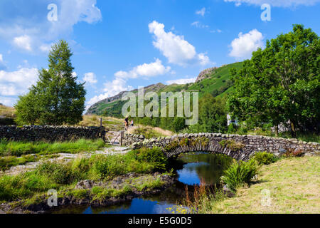 Lake District. Watendlath Beck, Borrowdale, Nationalpark Lake District, Cumbria, England, Großbritannien Stockfoto