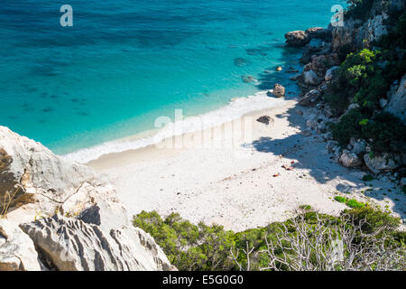 Cala Fuili Strand in Cala Gonone, Sardinien, Italien Stockfoto