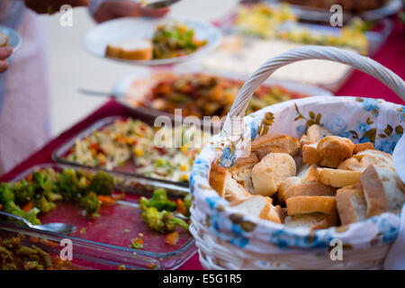 KAS, Türkei Essen für Exodus Kunden vorbereitet. Stockfoto