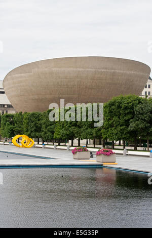 Das Ei Performing Arts Center an der Empire State Plaza in Albany, der Hauptstadt des Staates New York Stockfoto