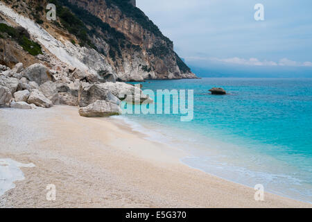 Cala Goloritze Strand in Baunei, Sardinien, Italien Stockfoto