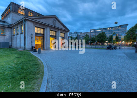 Die historischen Wittenbergplatz U-Bahnstation am westlichen Ende von Berlin-Mitte. Stockfoto