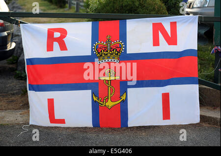 RNLI, Royal National Lifeboat Institution Flagge, UK Stockfoto