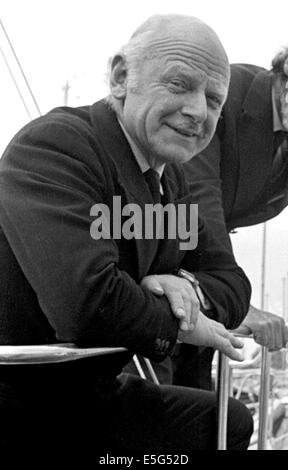 AJAXNETPHOTO. 1976. SWANWICK, ENGLAND-COCKLESHELL HELD-LT.COL H.G.'BLONDIE' HASLER, DER DIE TEN-KOMMANDOS IM JAHR 1942 FÜHRTE. FOTO: JONATHAN EASTLAND/AJAX Stockfoto