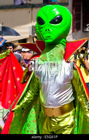 Caldas Riosucio Karneval ist eines der schönsten Feste Kolumbien und zieht eine große Zahl von in- und ausländischen v Stockfoto