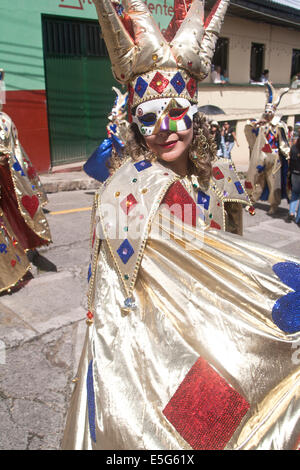 Caldas Riosucio Karneval ist eines der schönsten Feste Kolumbien und zieht eine große Zahl von in- und ausländischen v Stockfoto