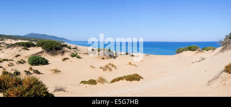 Piscinas Strand Dünen in grüne Küste, West Sardinien, Italien Stockfoto