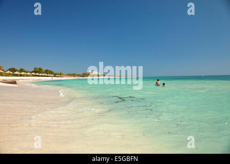 Strand Playa Ancon in der Nähe von Trinidad, Kuba, Caribbean Stockfoto