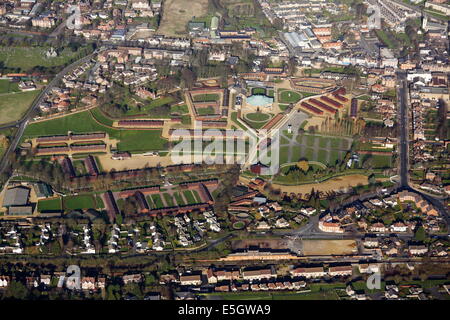 Luftaufnahme von Newmarket, Suffolk Stockfoto