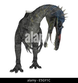 Digitale 3D Rendern von einem Suchomimus Tenerensis isoliert auf weißem Hintergrund Stockfoto