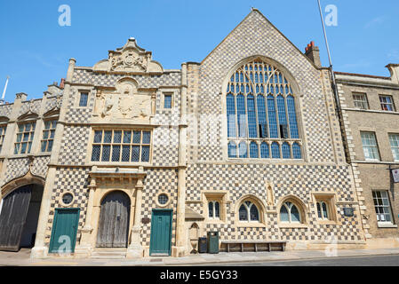 Rathaus und Trinity Guildhall Samstag Marktplatz Kings Lynn Norfolk UK Stockfoto