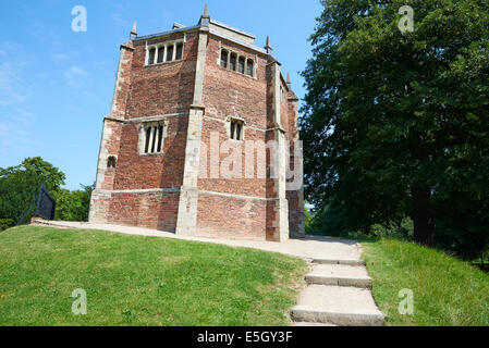 Rote Kapelle in Mount auch bekannt als St. Maria auf dem Berg innerhalb der lokalen Park bekannt als Spaziergänge King's Lynn Norfolk UK Stockfoto