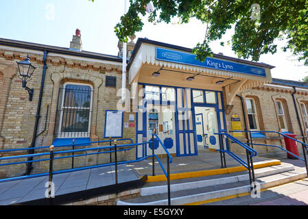 Railway Station Kings Lynn Norfolk UK Stockfoto