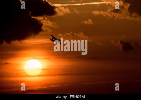 Ein US-Air Force Reserve Command Flugpersonal eine c-130 Hercules-Flugzeuge zugewiesen 910th Airlift Wing, Youngstown Air Reserve St Stockfoto