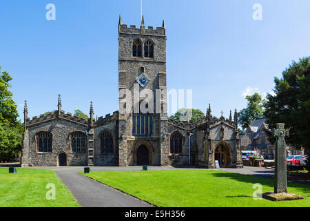 Kendal-Pfarrkirche, Kendal, Lake District, Cumbria, UK Stockfoto