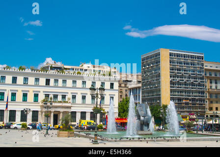 Plateia Kotzia Quadrat, Omonia Bezirk, zentral-Athen, Griechenland, Europa Stockfoto