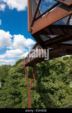 Kew Gardens Xstrata Treetop Walkway, London, Großbritannien Stockfoto