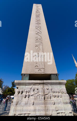 Obelisk des Theodosius, Istanbul, Türkei Stockfoto