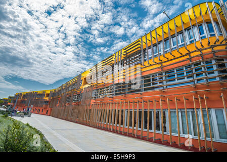 Neuer Campus WU, Wirtschaftsuniversität Wien und Business Stockfoto