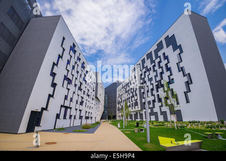 Neuer Campus WU, Wirtschaftsuniversität Wien und Business Stockfoto